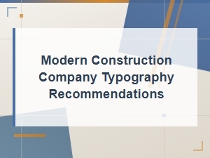 Modern Construction Font Pairing Guide for Companies