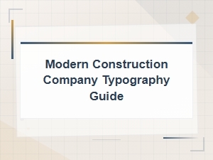 Modern Construction Company Typography Guide: Free Construction Fonts for Professional Projects